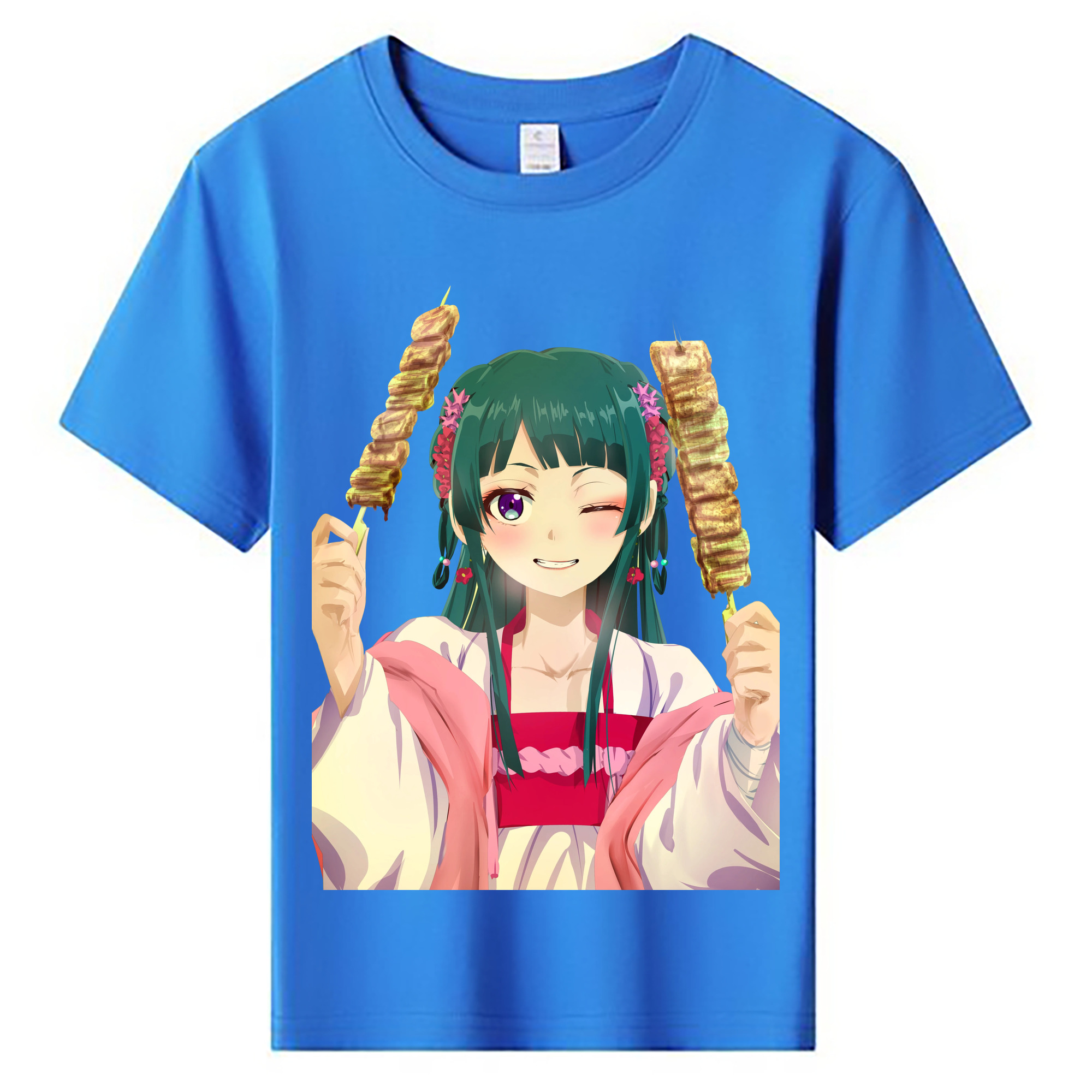（画像用） 薬屋のひとりごと The Apothecary Diaries 綿100％キッズTシャツ（フロントプリント）